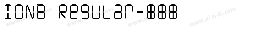 IONB Regular字体转换
